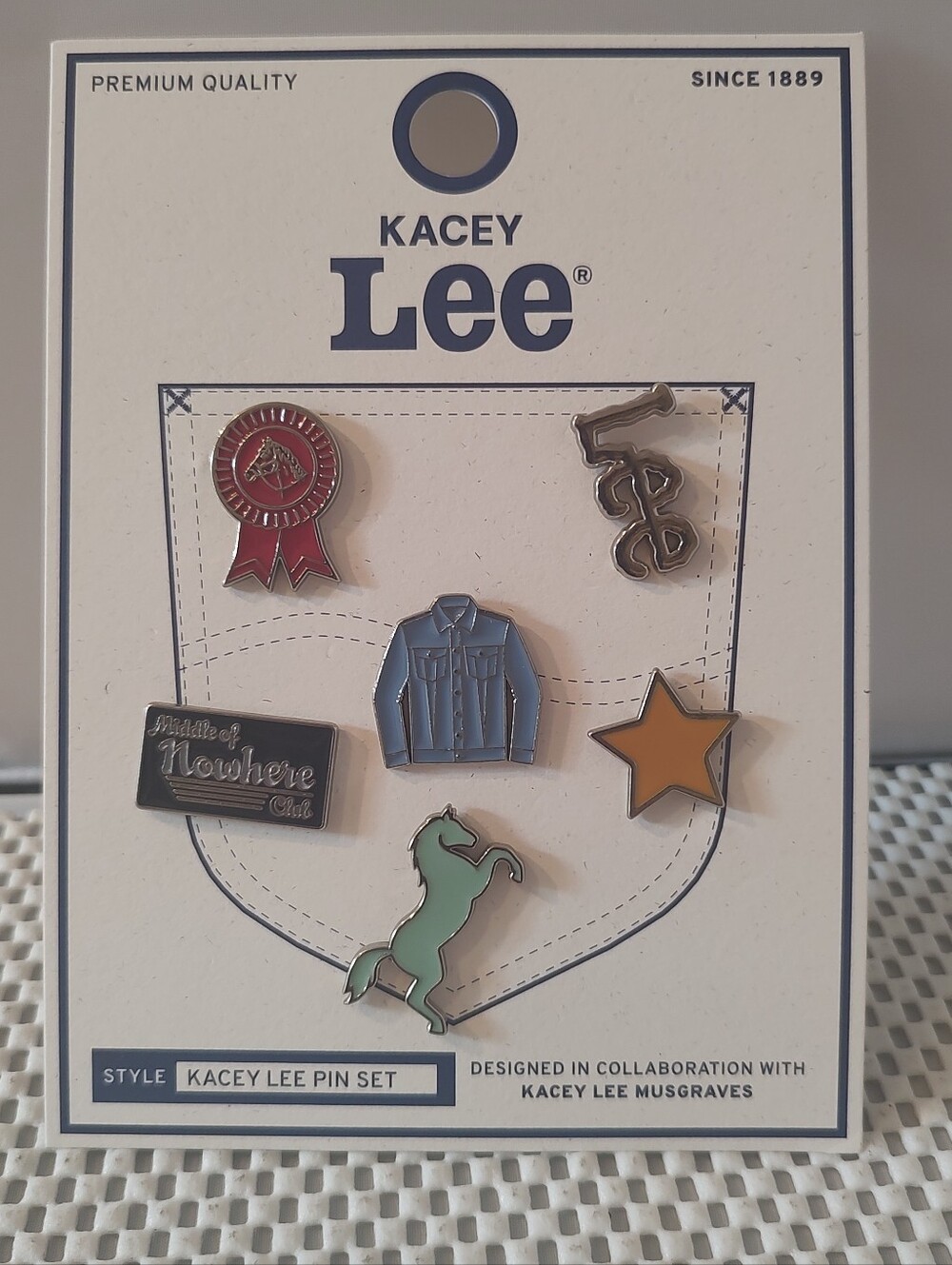 Kacey Lee Pin Set 6pcs NWT
